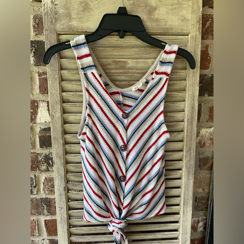 Girls Button Down Tank